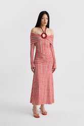 Braided Digital Printed Dress