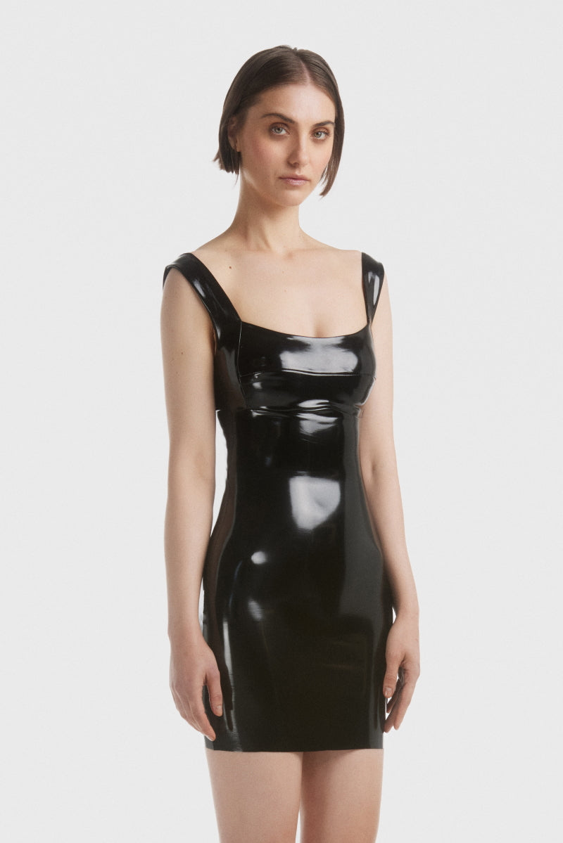 Mini Latex Dress S Mini Latex Dress S