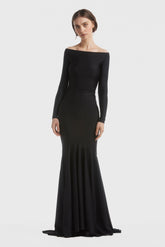 Off Shoulders Long Dress