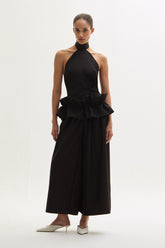 Fracture Jumpsuit With Detachable Waist Belt