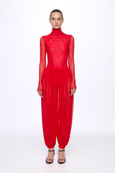 Mesh bodysuit and trousers set