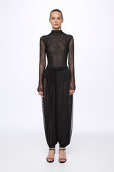 Mesh bodysuit and trousers set