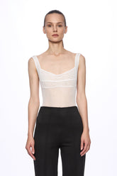 Mesh corset bodysuit