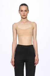 Mesh corset bodysuit