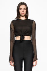 Black TETHER top
