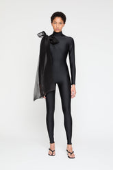 Luna Catsuit with SILK BOW
