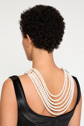 Pearl long necklace