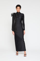 Midi dress with Organza BOW