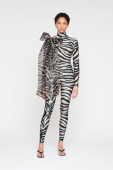 Tiger Nude Print Catsuit