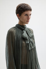 KAKI Silk Chiffon blouse