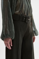 KAKI Silk Chiffon blouse