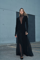Rochie de seara sirena din catifea