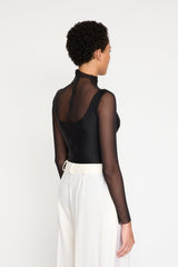 Black Bodysuit with Bra corset