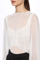 Mesh bodysuit and cape set