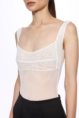 Mesh corset bodysuit