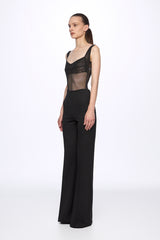 Mesh corset bodysuit