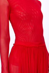 Mesh bodysuit and trousers set