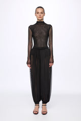 Mesh bodysuit and trousers set
