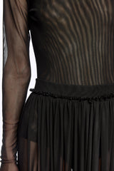 Mesh bodysuit and trousers set