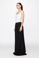 Long skirt in black