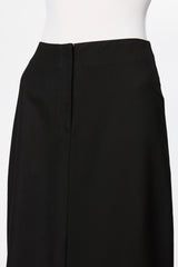 Long skirt in black