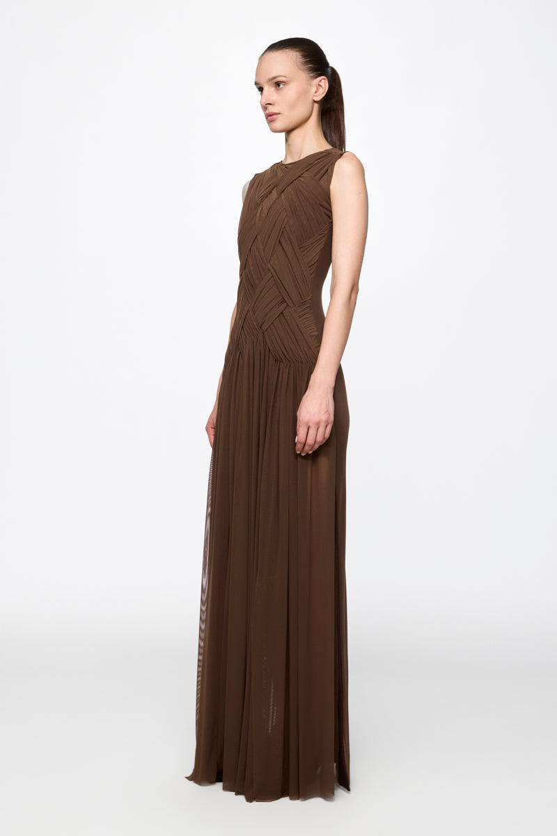 Emotional Dress in Brown