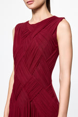 Emotional Dress in Burgundy