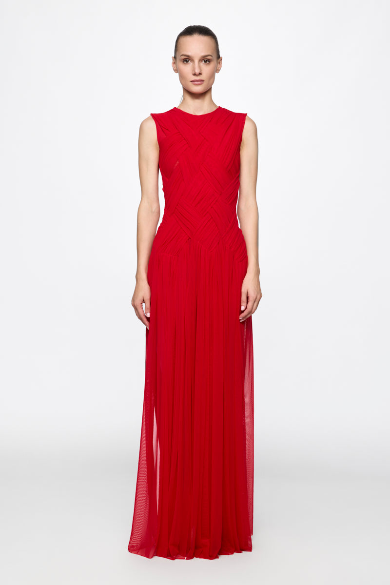 Emotional Dress in red