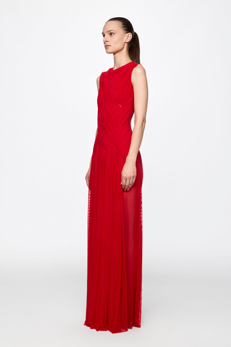 Emotional Dress in red