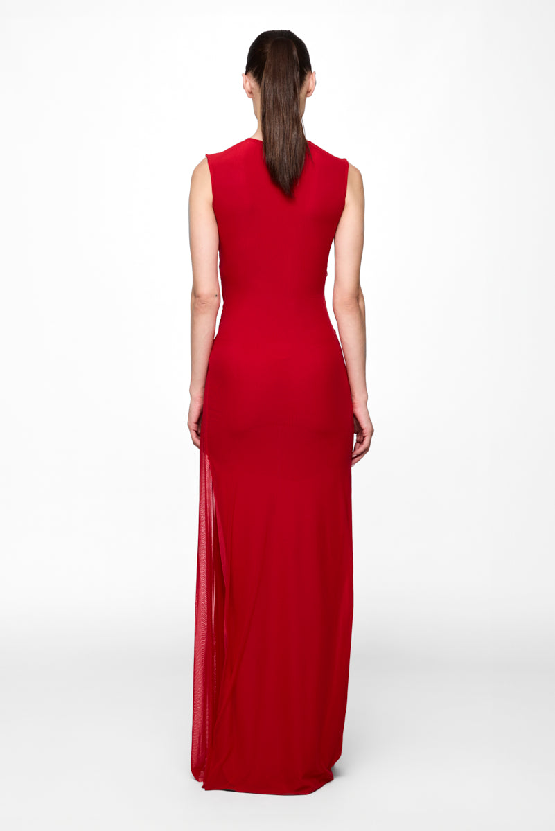 Emotional Dress in red