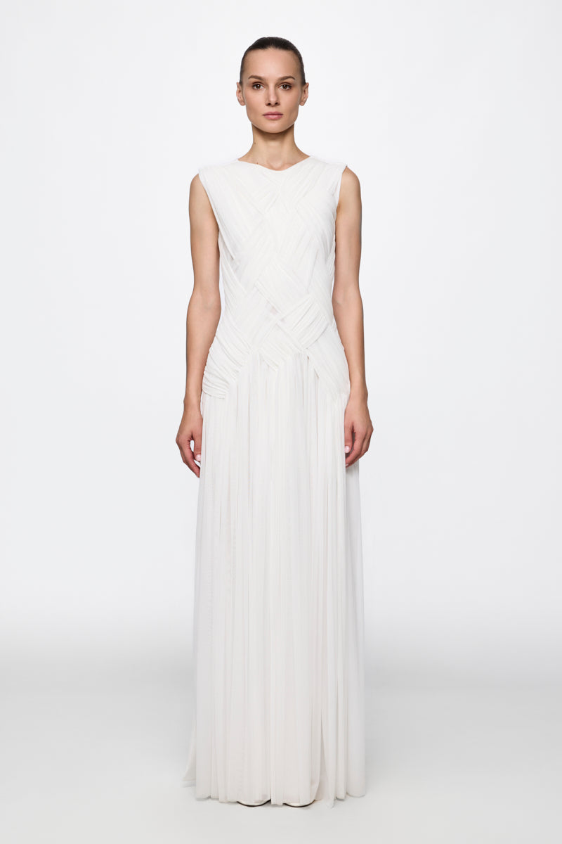 Emotional Dress in white