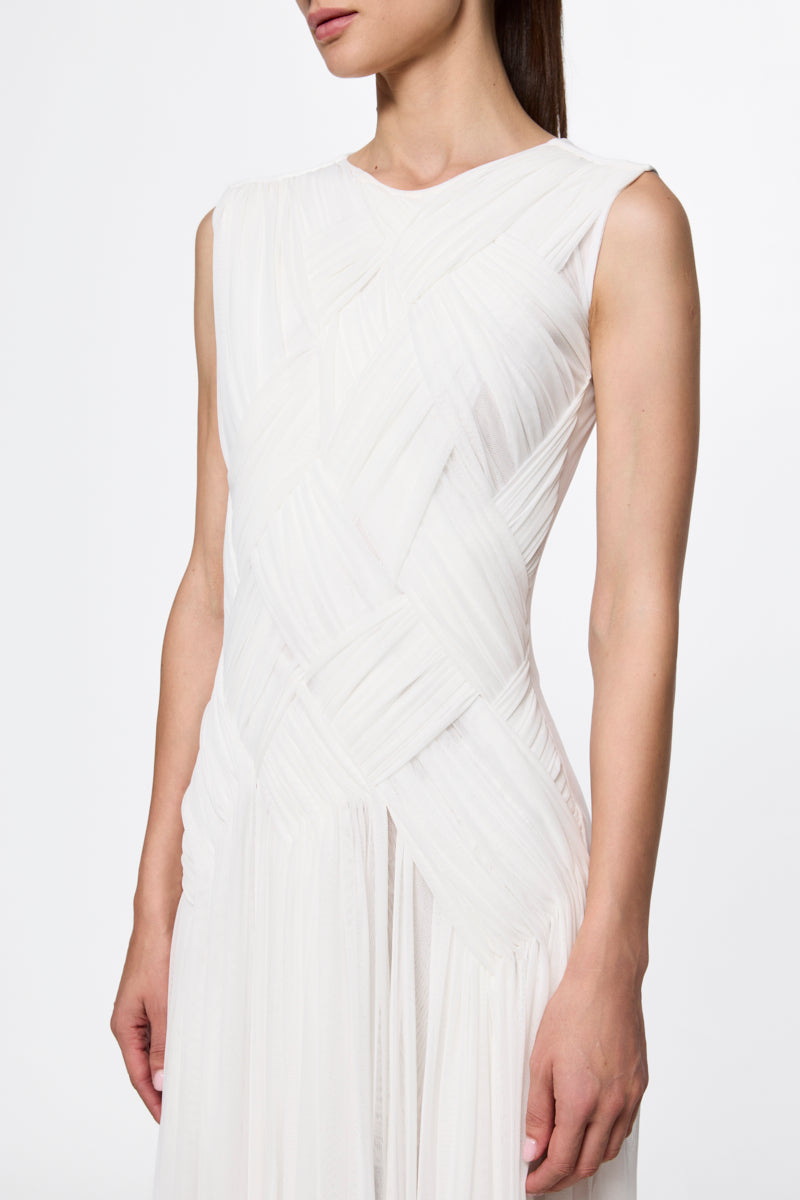 Emotional Dress in white