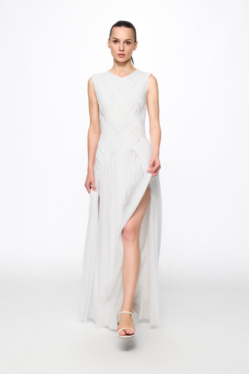 Emotional Dress in white