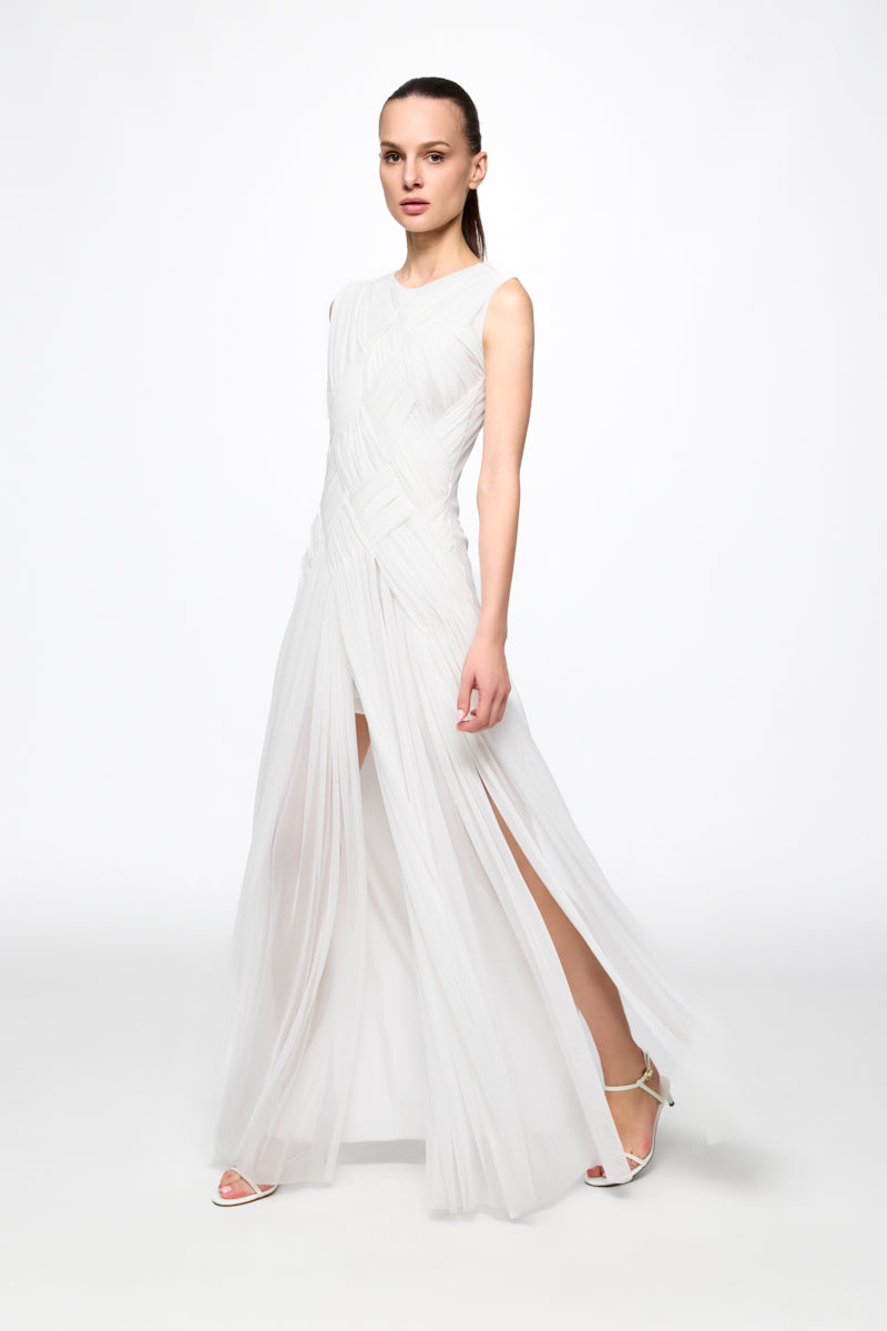 Emotional Dress in white