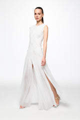 Emotional Dress in white