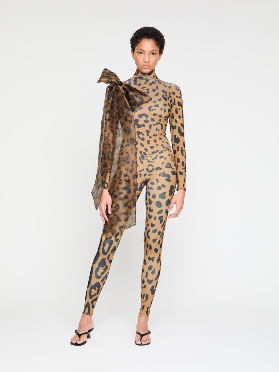 Leopard Print Catsuit