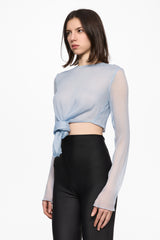Light blue TETHER top