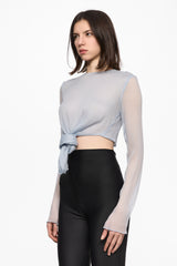 Light blue TETHER top