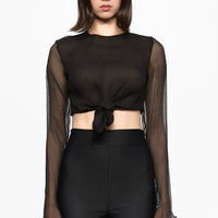 Black TETHER top
