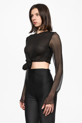 Black TETHER top
