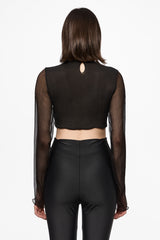 Black TETHER top