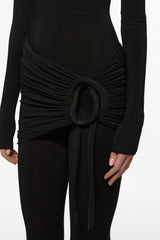 Black braided jumpsuit